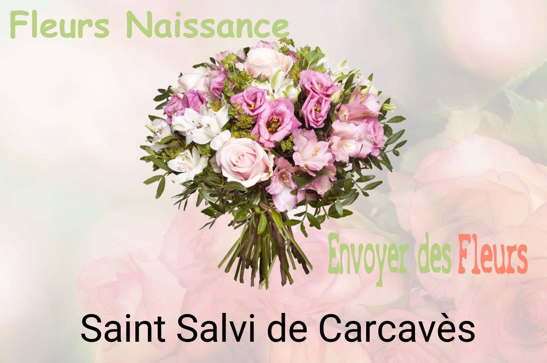 Bouquet de fleurs de naissance livré à Saint-Salvi-de-Carcavès